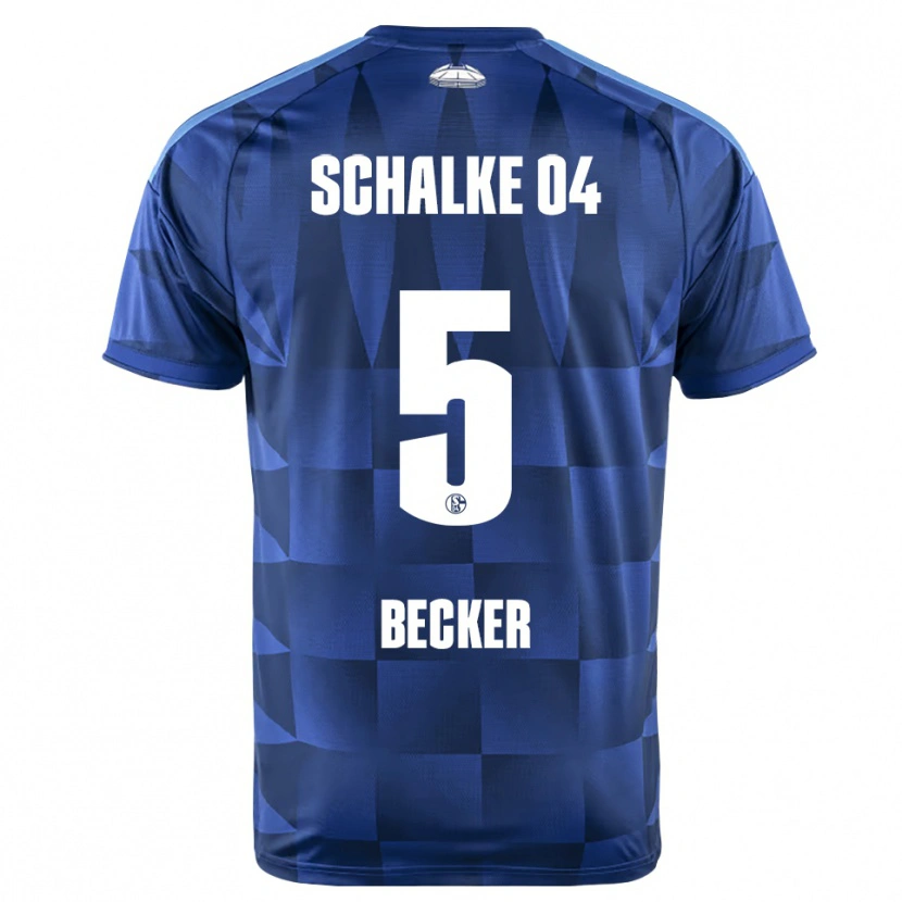 Danxen Femme Maillot Timo Becker #5 Bleu Foncé Jaune Blanc Tenues Domicile 2026/27 T-Shirt