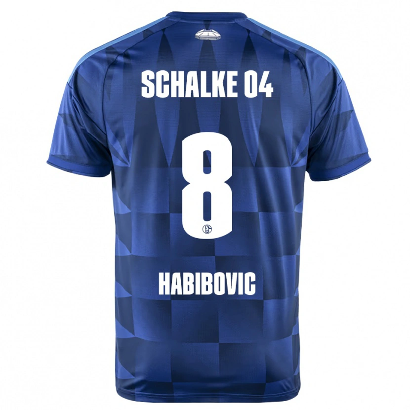 Danxen Femme Maillot Edina Habibovic #8 Bleu Foncé Jaune Blanc Tenues Domicile 2026/27 T-Shirt