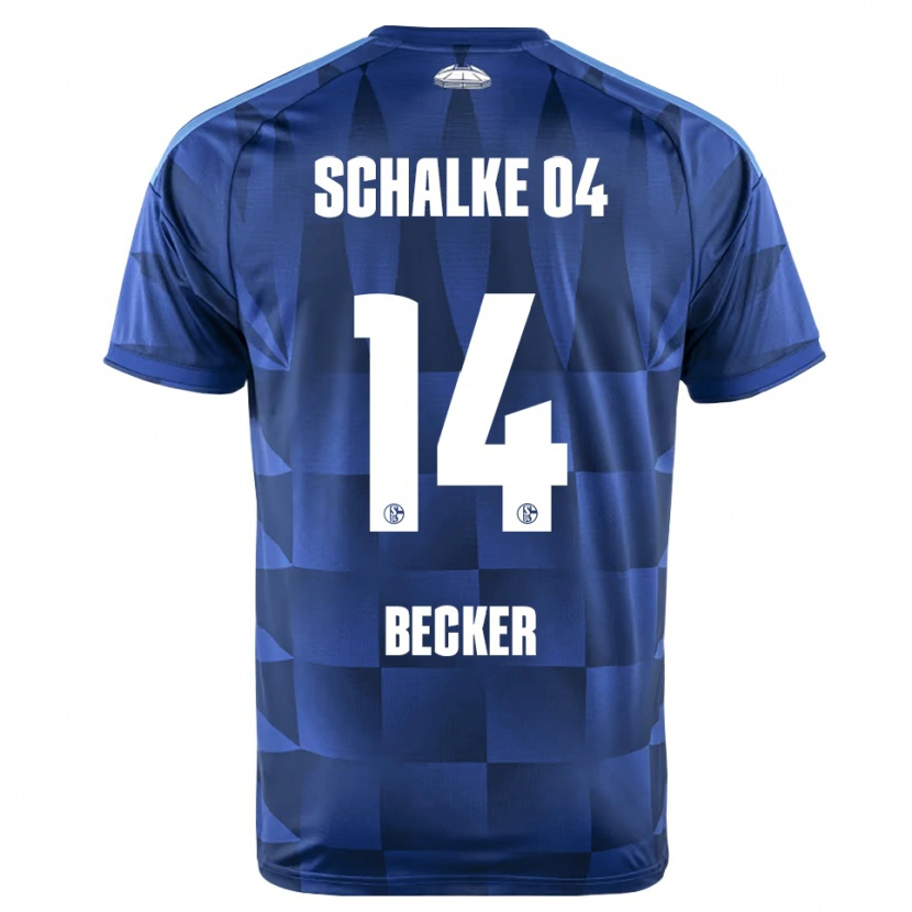 Danxen Femme Maillot Daniel Becker #14 Bleu Foncé Jaune Blanc Tenues Domicile 2026/27 T-Shirt