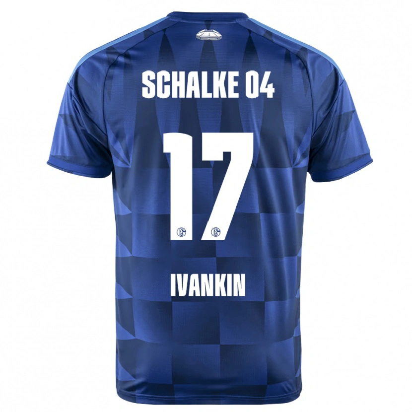 Danxen Femme Maillot Alexander Ivankin #17 Bleu Foncé Jaune Blanc Tenues Domicile 2026/27 T-Shirt