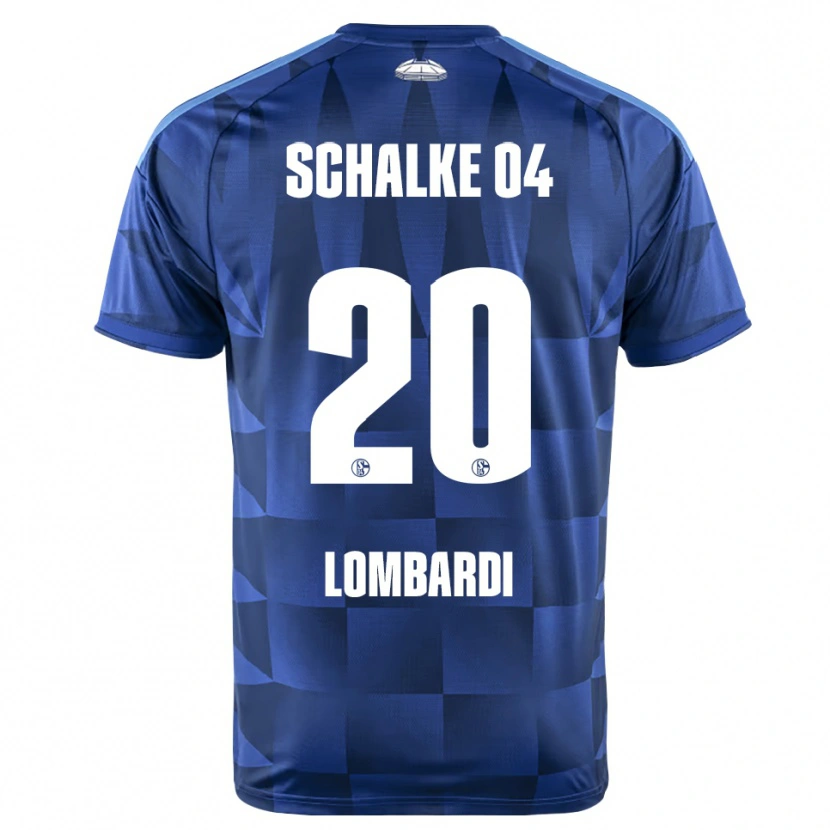 Danxen Femme Maillot Antonio Lombardi #20 Bleu Foncé Jaune Blanc Tenues Domicile 2026/27 T-Shirt