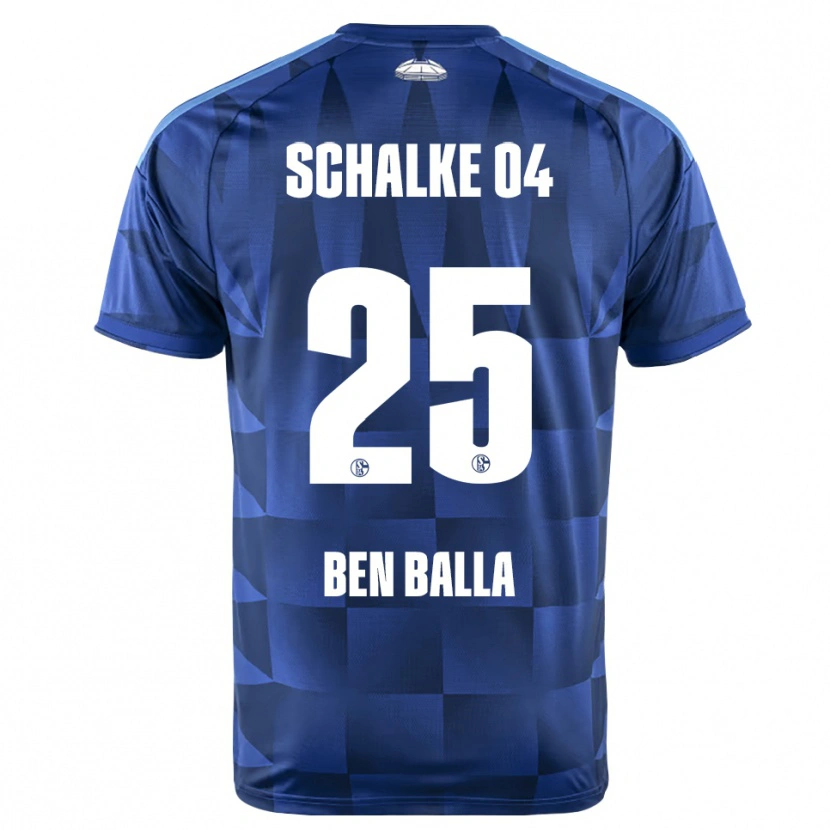 Danxen Femme Maillot Yassin Ben Balla #25 Bleu Foncé Jaune Blanc Tenues Domicile 2026/27 T-Shirt