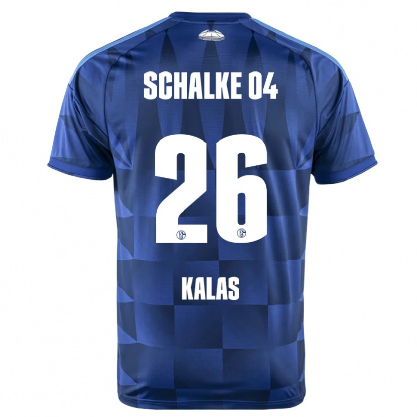 Danxen Femme Maillot Tomas Kalas #26 Bleu Foncé Jaune Blanc Tenues Domicile 2026/27 T-Shirt