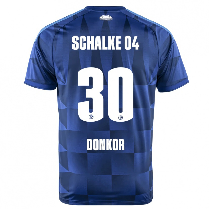 Danxen Femme Maillot Anton Donkor #30 Bleu Foncé Jaune Blanc Tenues Domicile 2026/27 T-Shirt