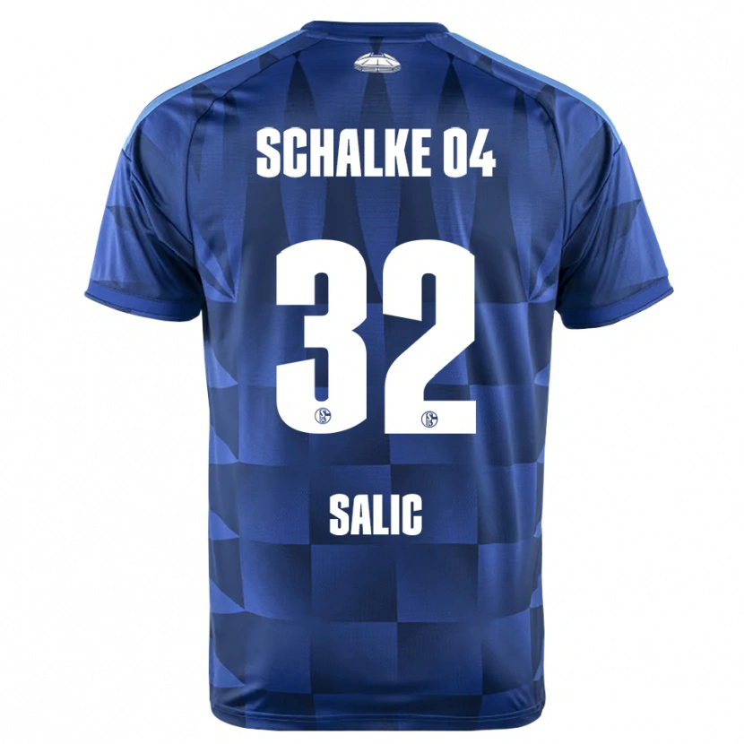 Danxen Femme Maillot Dana Salic #32 Bleu Foncé Jaune Blanc Tenues Domicile 2026/27 T-Shirt