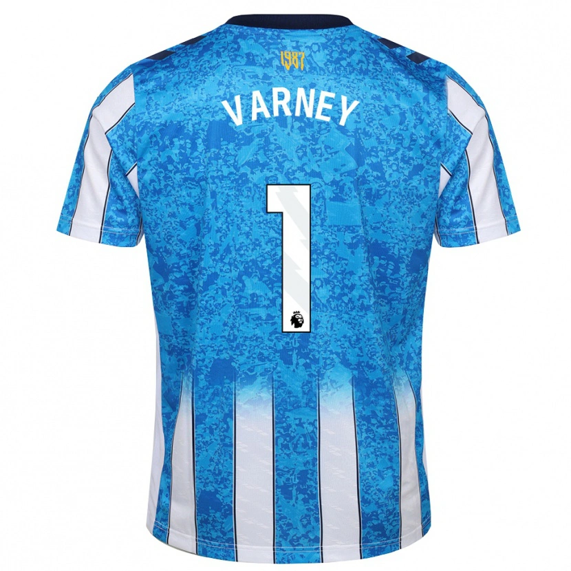 Danxen Femme Maillot Oscar Varney #1 Blanc Bleu Orange Tenues Domicile 2026/27 T-Shirt
