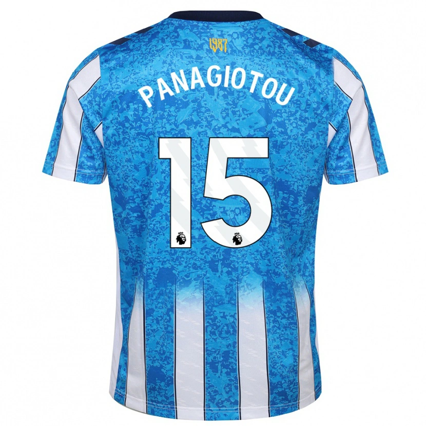 Danxen Femme Maillot Constantine Panagiotou #15 Blanc Bleu Orange Tenues Domicile 2026/27 T-Shirt