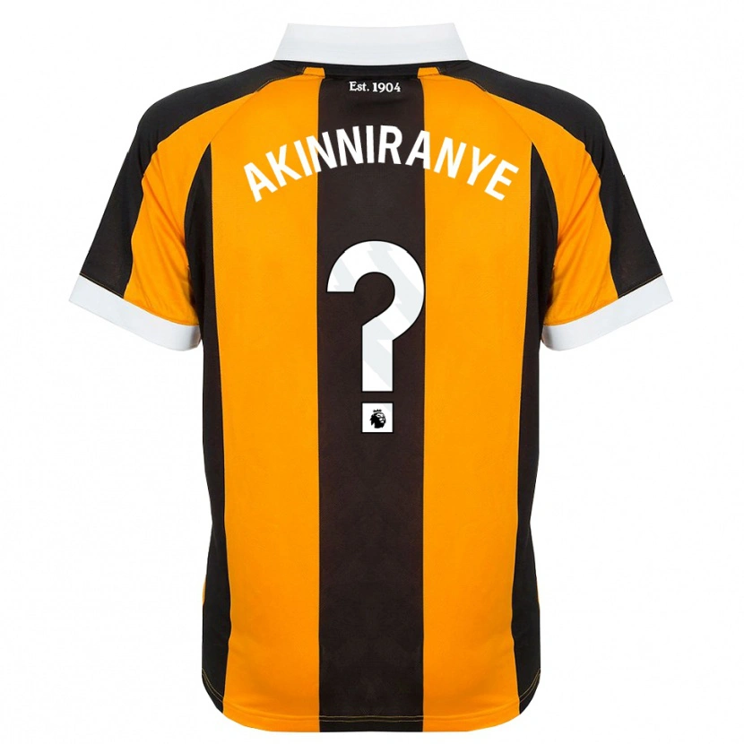 Danxen Femme Maillot George Akinniranye #0 Orange Noir Blanc Tenues Domicile 2026/27 T-Shirt