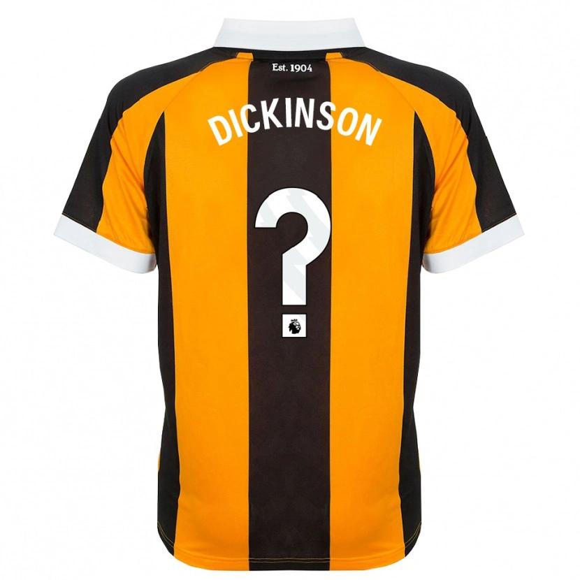 Danxen Femme Maillot George Dickinson #0 Orange Noir Blanc Tenues Domicile 2026/27 T-Shirt