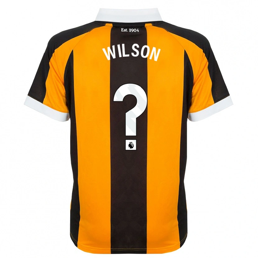 Danxen Femme Maillot George Wilson #0 Orange Noir Blanc Tenues Domicile 2026/27 T-Shirt