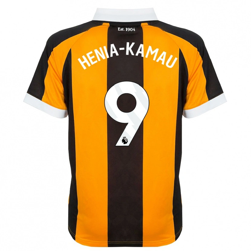 Danxen Femme Maillot Sammy Henia-Kamau #9 Orange Noir Blanc Tenues Domicile 2026/27 T-Shirt