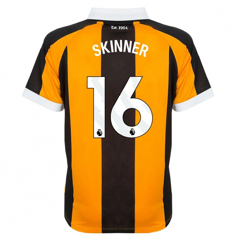 Danxen Femme Maillot Harley Skinner #16 Orange Noir Blanc Tenues Domicile 2026/27 T-Shirt