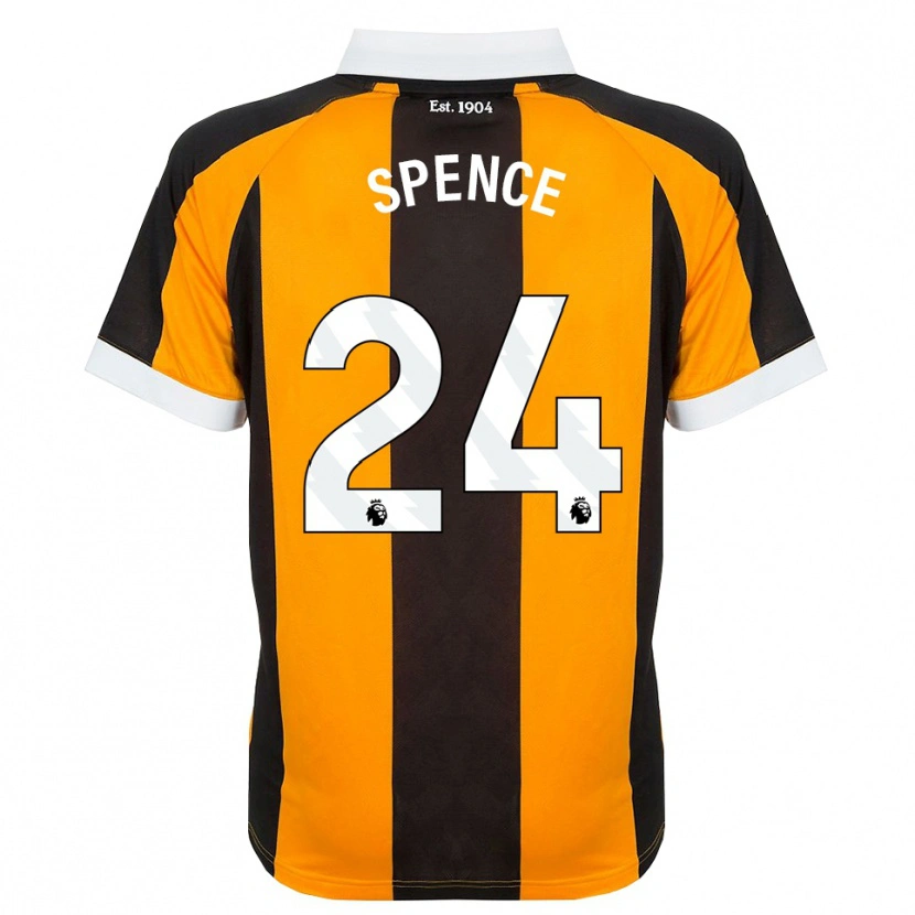 Danxen Femme Maillot Emily Spence #24 Orange Noir Blanc Tenues Domicile 2026/27 T-Shirt