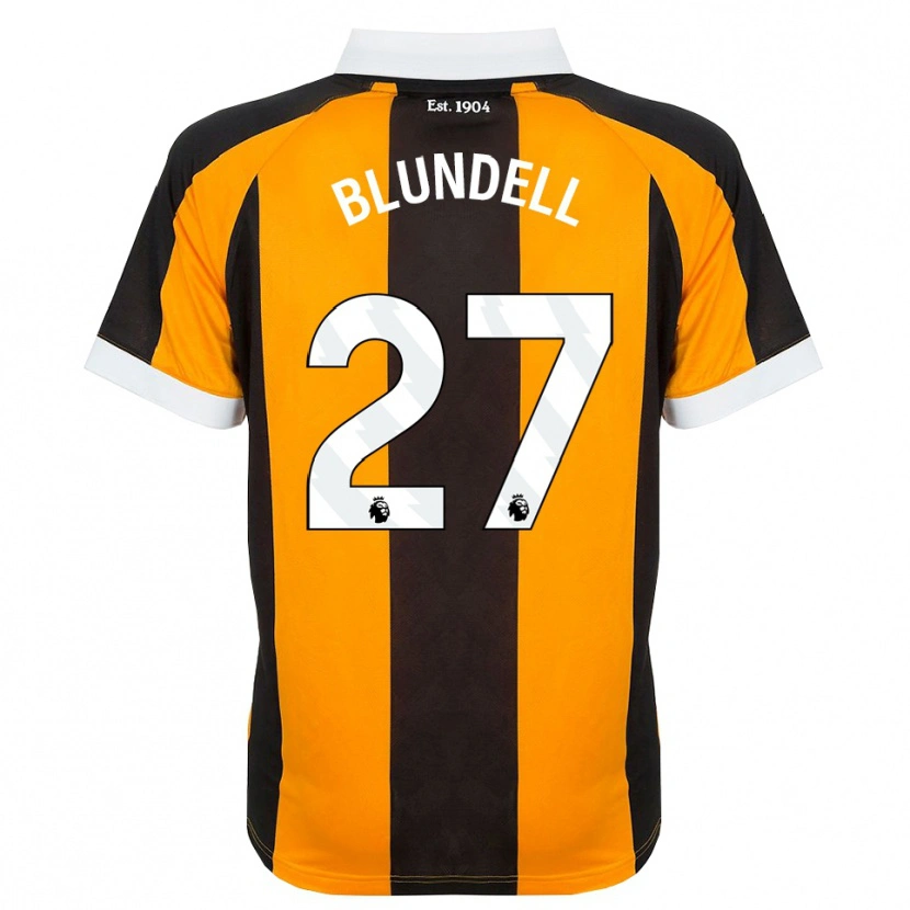 Danxen Femme Maillot Maddie Blundell #27 Orange Noir Blanc Tenues Domicile 2026/27 T-Shirt