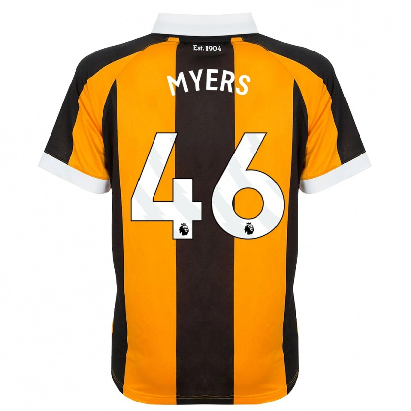Danxen Femme Maillot Zane Myers #46 Orange Noir Blanc Tenues Domicile 2026/27 T-Shirt