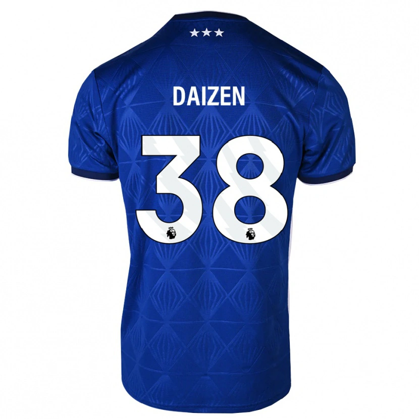 Danxen Femme Maillot Daizen Maeda #38 Bleu Moyen Blanc Rouge Tenues Domicile 2026/27 T-Shirt