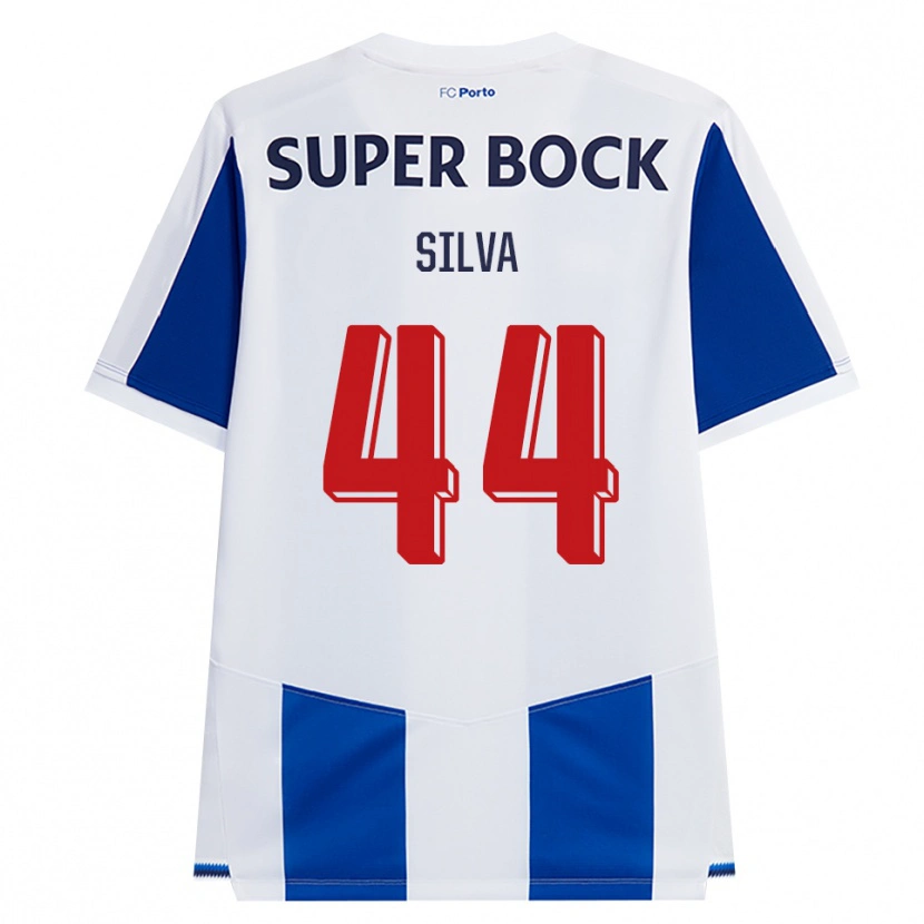 Danxen Femme Maillot Felipe Silva #44 Bleu Blanc Rouge Tenues Domicile 2026/27 T-Shirt