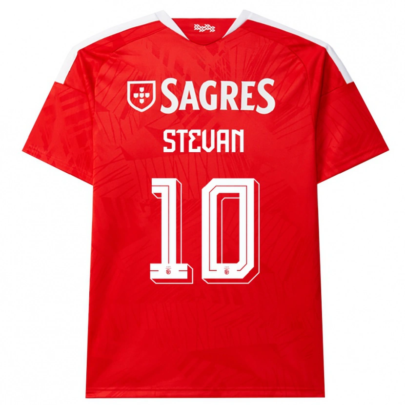 Danxen Femme Maillot Stevan Pedro Dores Manuel #10 Rouge Blanc Jaune Tenues Domicile 2026/27 T-Shirt