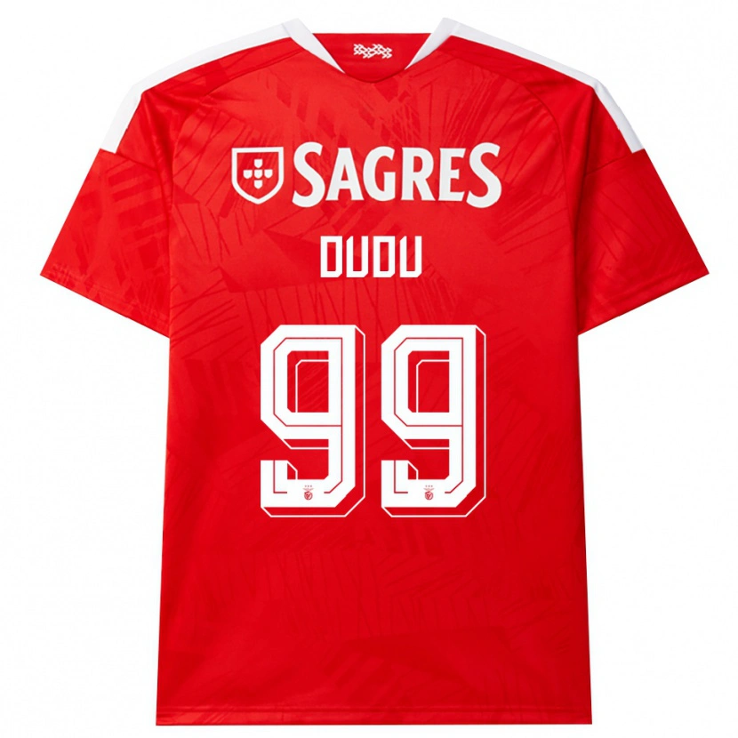 Danxen Femme Maillot Dudu #99 Rouge Blanc Jaune Tenues Domicile 2026/27 T-Shirt