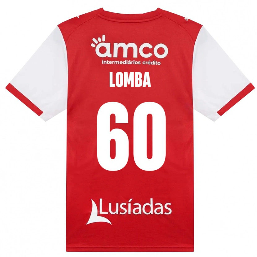 Danxen Femme Maillot João Lomba #60 Blanc Rouge Noir Tenues Domicile 2026/27 T-Shirt