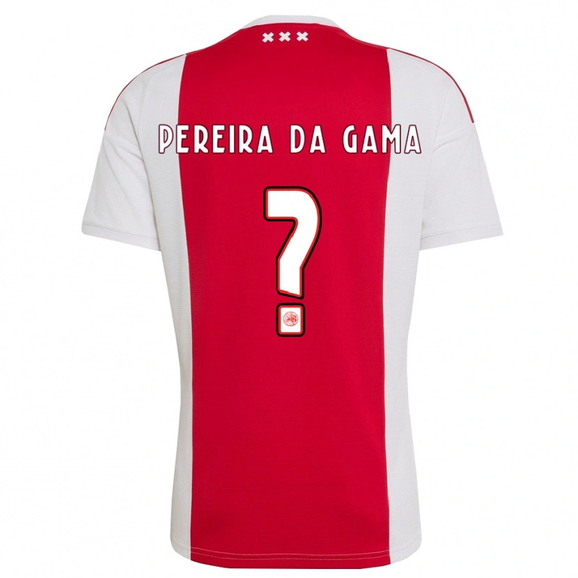 Danxen Femme Maillot Haniel Pereira Da Gama #0 Rouge Blanc Jaune Tenues Domicile 2026/27 T-Shirt