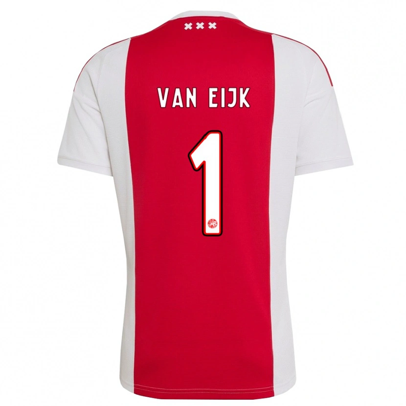 Danxen Femme Maillot Regina Van Eijk #1 Rouge Blanc Jaune Tenues Domicile 2026/27 T-Shirt