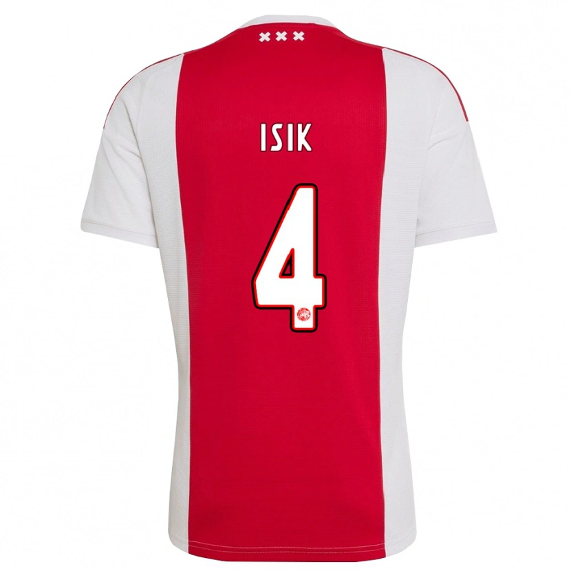 Danxen Femme Maillot Enes Işık #4 Rouge Blanc Jaune Tenues Domicile 2026/27 T-Shirt