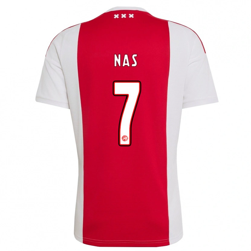 Danxen Femme Maillot Luca Nas #7 Rouge Blanc Jaune Tenues Domicile 2026/27 T-Shirt