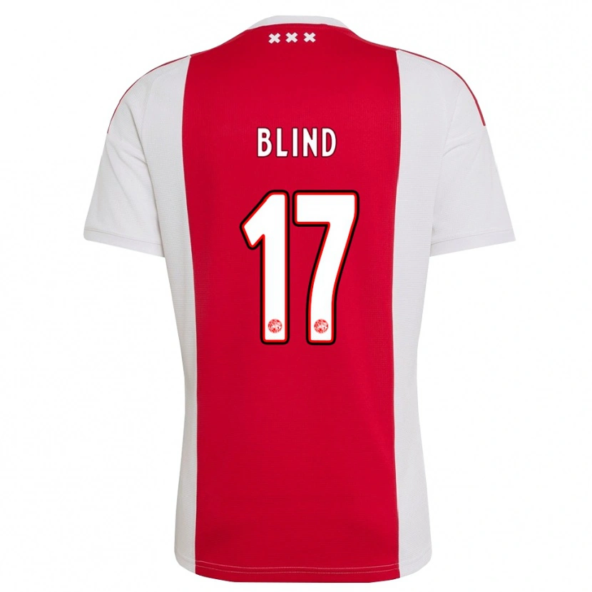Danxen Femme Maillot Daley Blind #17 Rouge Blanc Jaune Tenues Domicile 2026/27 T-Shirt