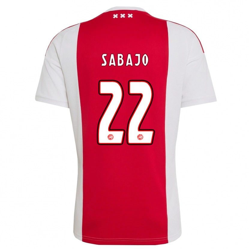 Danxen Femme Maillot Quinty Sabajo #22 Rouge Blanc Jaune Tenues Domicile 2026/27 T-Shirt