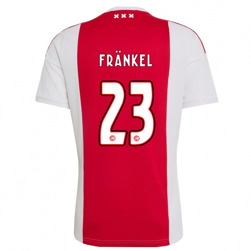 Danxen Femme Maillot Leroy Fränkel #23 Rouge Blanc Jaune Tenues Domicile 2026/27 T-Shirt
