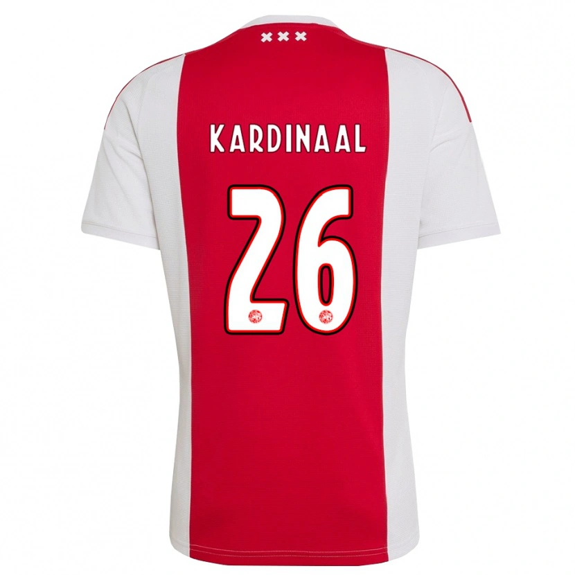 Danxen Femme Maillot Isa Kardinaal #26 Rouge Blanc Jaune Tenues Domicile 2026/27 T-Shirt