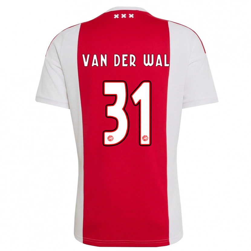 Danxen Femme Maillot Dionne Van Der Wal #31 Rouge Blanc Jaune Tenues Domicile 2026/27 T-Shirt