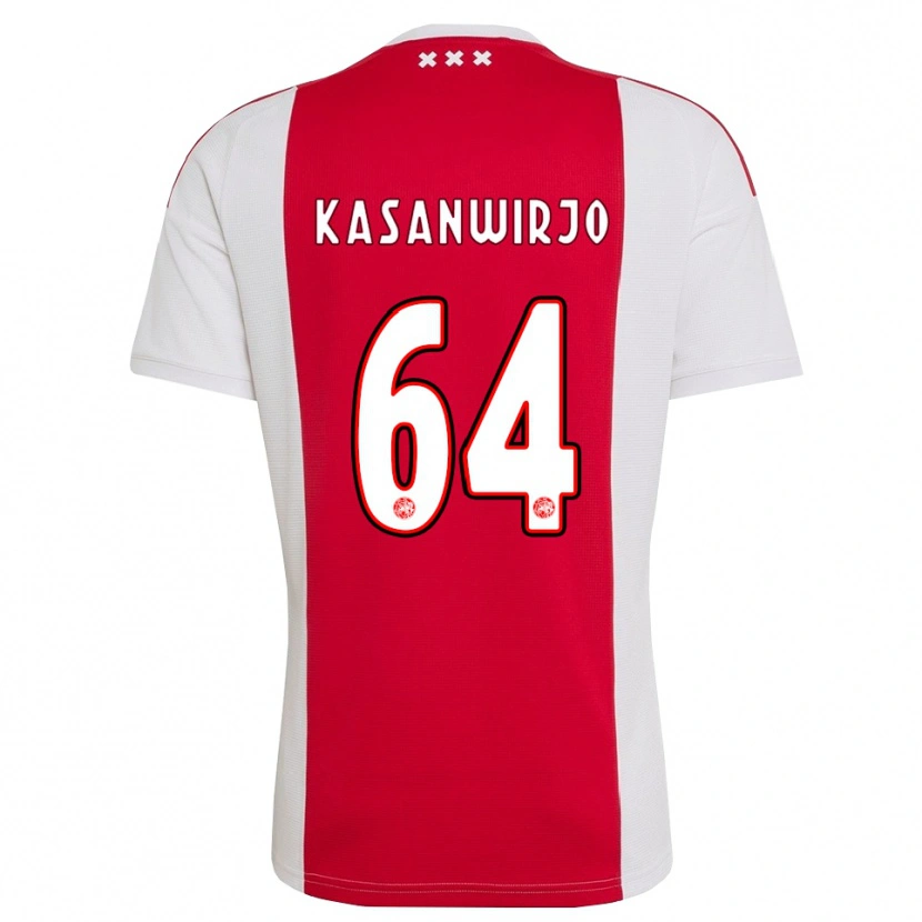 Danxen Femme Maillot Kennynho Kasanwirjo #64 Rouge Blanc Jaune Tenues Domicile 2026/27 T-Shirt