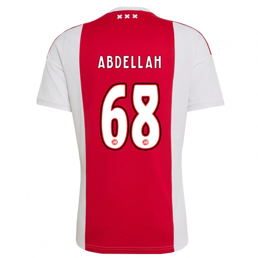 Danxen Femme Maillot Abdellah Ouazane #68 Rouge Blanc Jaune Tenues Domicile 2026/27 T-Shirt