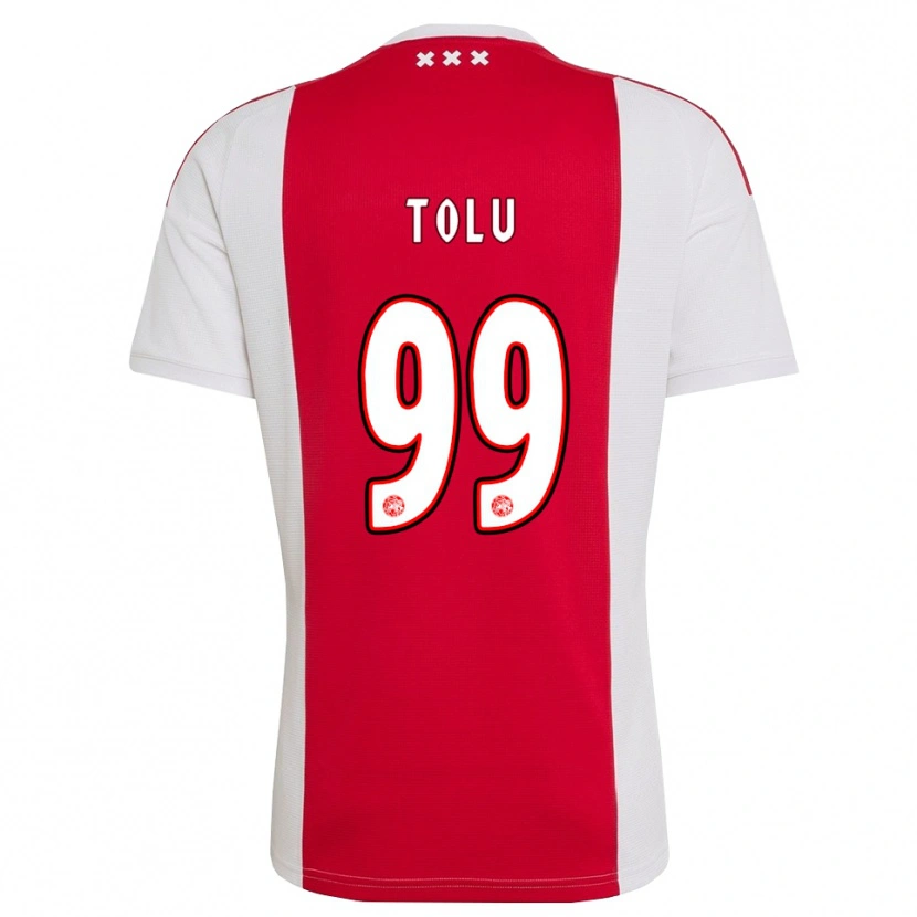 Danxen Femme Maillot Tolu Arokodare #99 Rouge Blanc Jaune Tenues Domicile 2026/27 T-Shirt