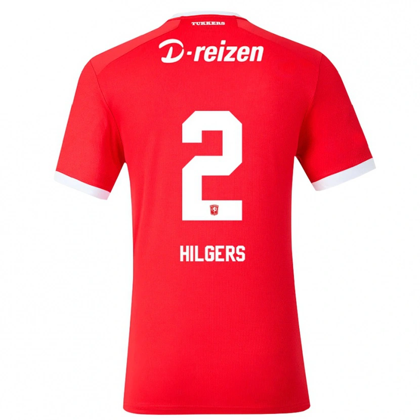Danxen Femme Maillot Mees Hilgers #2 Rouge Blanc Tenues Domicile 2026/27 T-Shirt