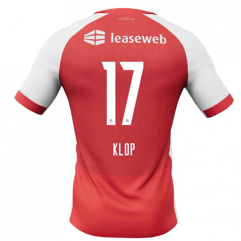 Danxen Femme Maillot Cas Klop #17 Rouge Blanc Noir Tenues Domicile 2026/27 T-Shirt