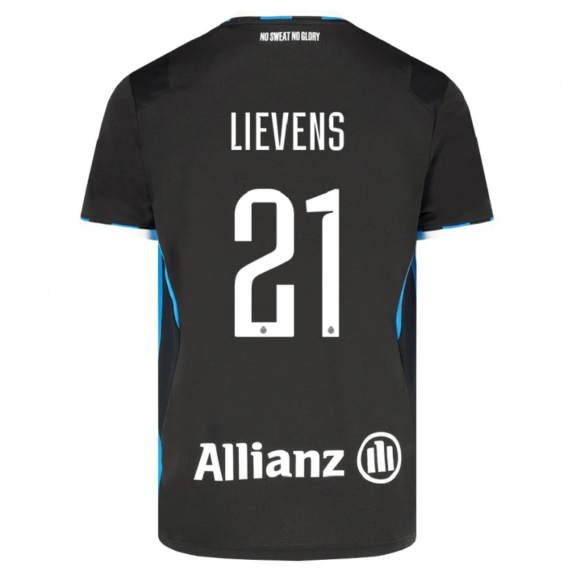 Danxen Femme Maillot Caitlin Lievens #21 Noir Rouge Bleu Tenues Domicile 2026/27 T-Shirt