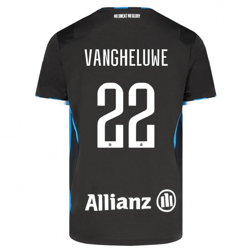 Danxen Femme Maillot Jody Vangheluwe #22 Noir Rouge Bleu Tenues Domicile 2026/27 T-Shirt