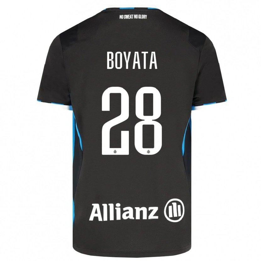 Danxen Femme Maillot Dedryck Boyata #28 Noir Rouge Bleu Tenues Domicile 2026/27 T-Shirt