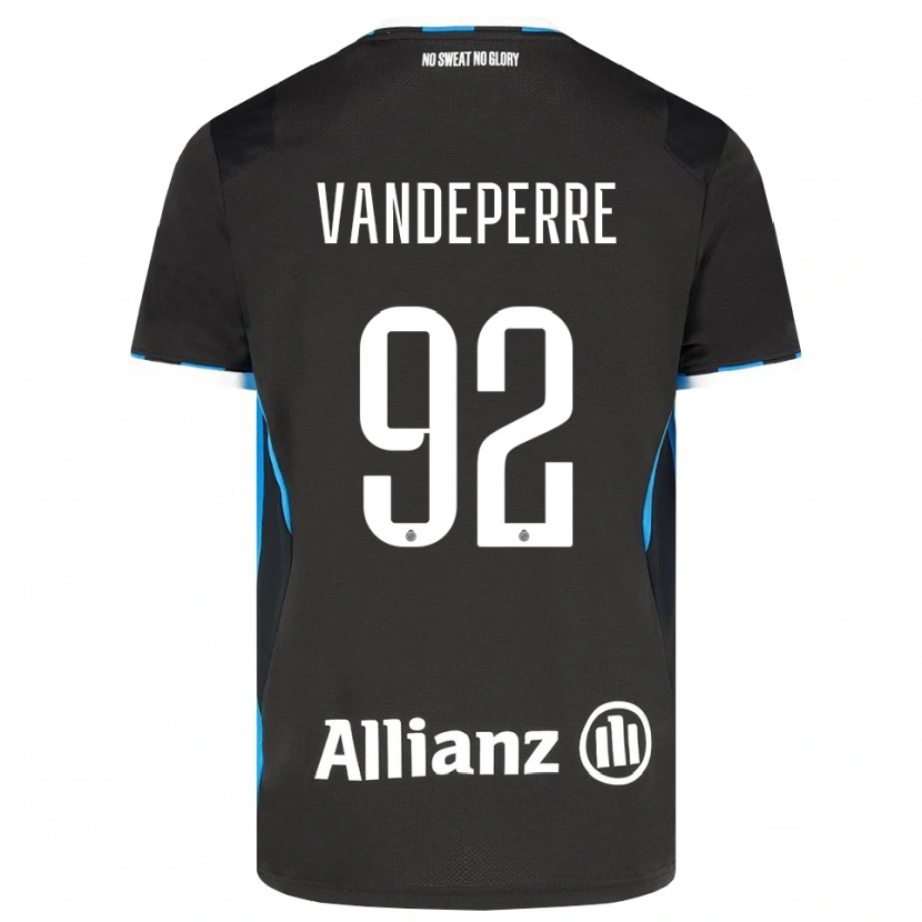 Danxen Femme Maillot Alexander Vandeperre #92 Noir Rouge Bleu Tenues Domicile 2026/27 T-Shirt