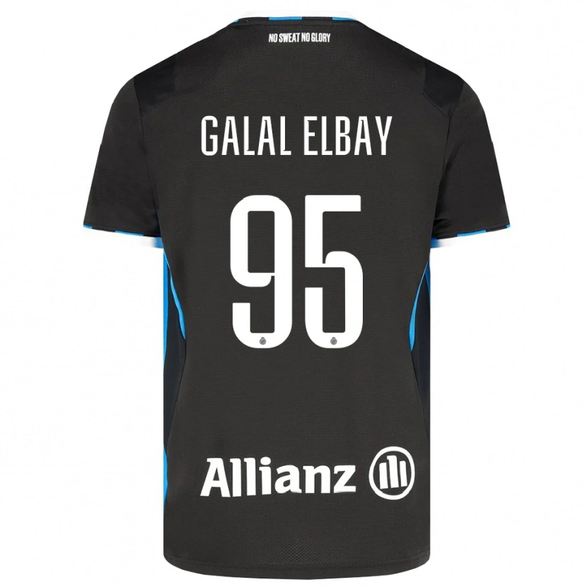 Danxen Femme Maillot Mohamed Galal Elbay #95 Noir Rouge Bleu Tenues Domicile 2026/27 T-Shirt