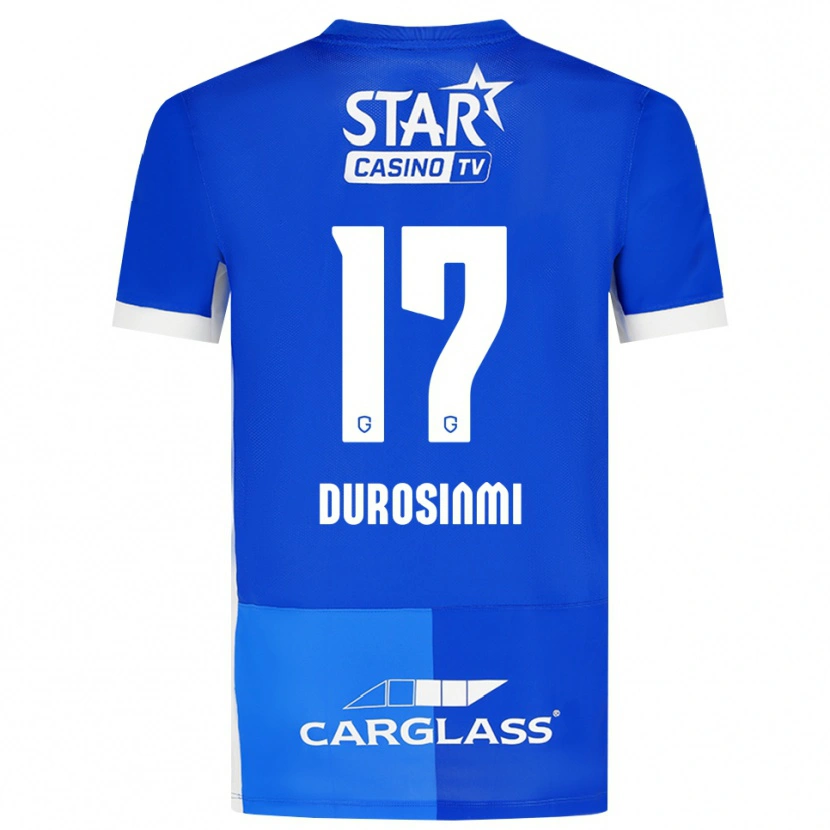 Danxen Femme Maillot Rafiu Durosinmi #17 Bleu Moyen Royalbleu Blanc Tenues Domicile 2026/27 T-Shirt