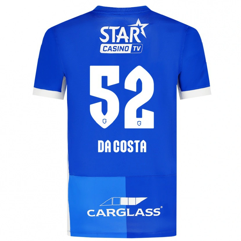 Danxen Femme Maillot Wilson Da Costa #52 Bleu Moyen Royalbleu Blanc Tenues Domicile 2026/27 T-Shirt
