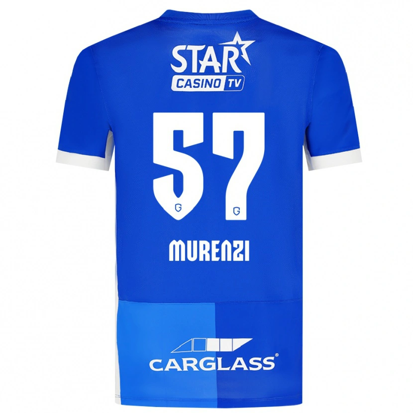 Danxen Femme Maillot Aaron Murenzi #57 Bleu Moyen Royalbleu Blanc Tenues Domicile 2026/27 T-Shirt