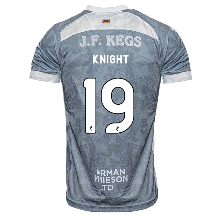 Danxen Femme Maillot Maya Knight #19 Gris Ardoise Clair Tenues Extérieur 2026/27 T-Shirt
