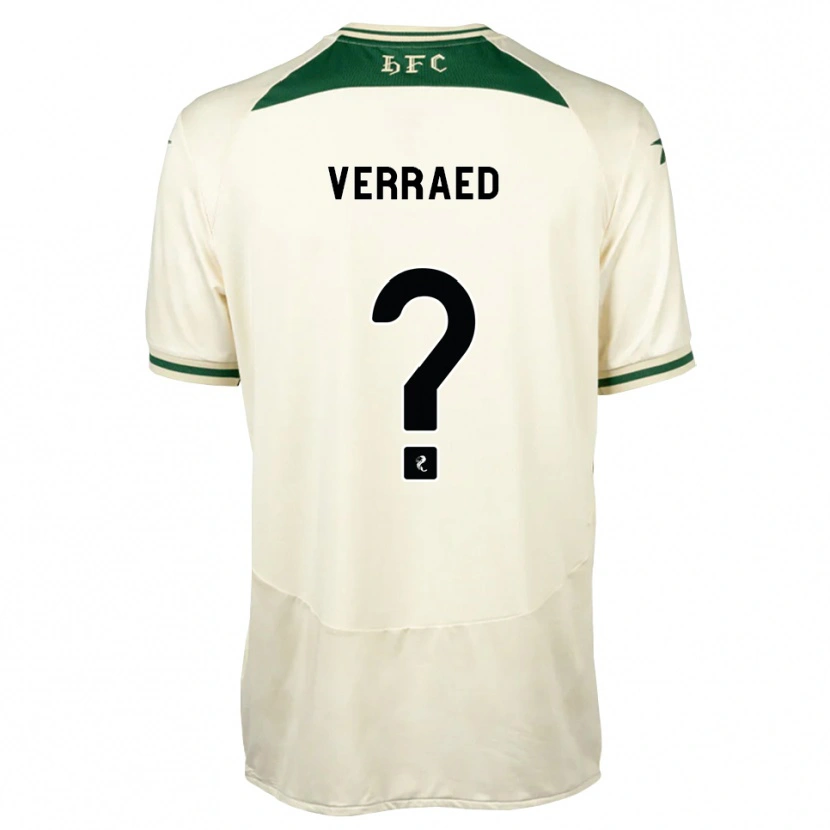 Danxen Femme Maillot Henry Verraed #0 Blanc Forêt Tenues Extérieur 2026/27 T-Shirt