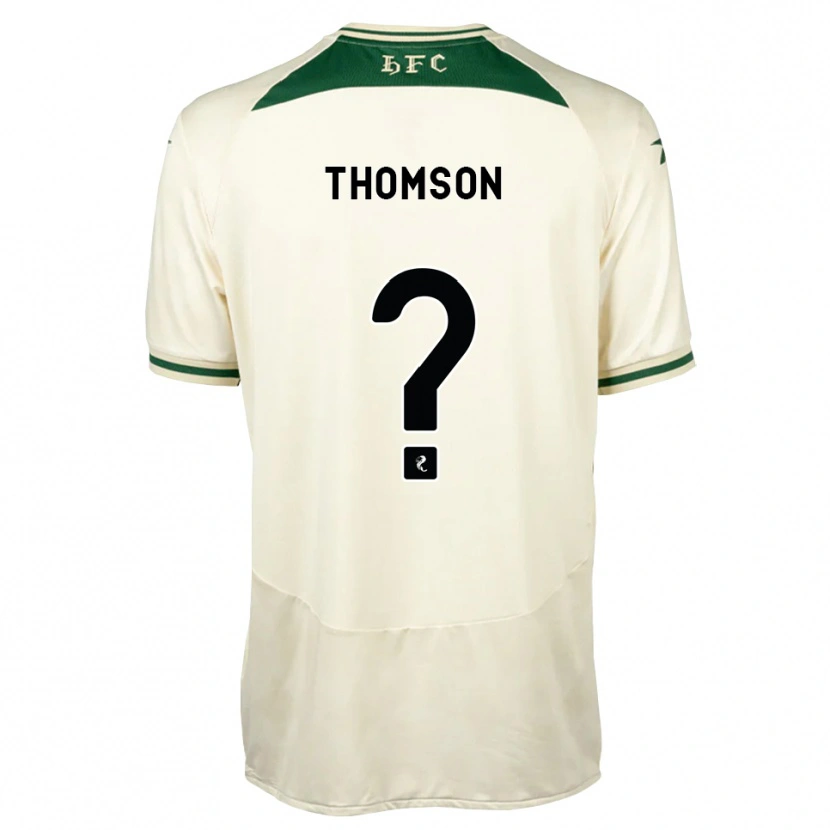 Danxen Femme Maillot Jackson Thomson #0 Blanc Forêt Tenues Extérieur 2026/27 T-Shirt
