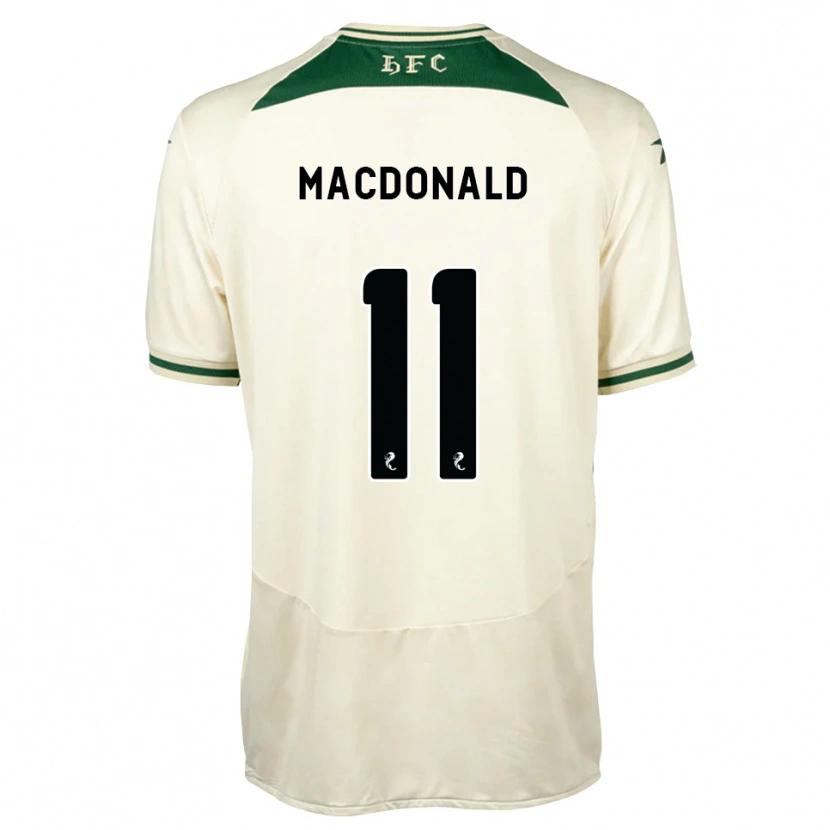 Danxen Femme Maillot Callum Macdonald #11 Blanc Forêt Tenues Extérieur 2026/27 T-Shirt